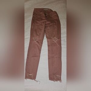 Mauve jeans